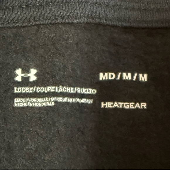 Under Armour Women’s Black 1/4 Zip Pullover Sweatshirt Size M NWT - Picture 2 of 6